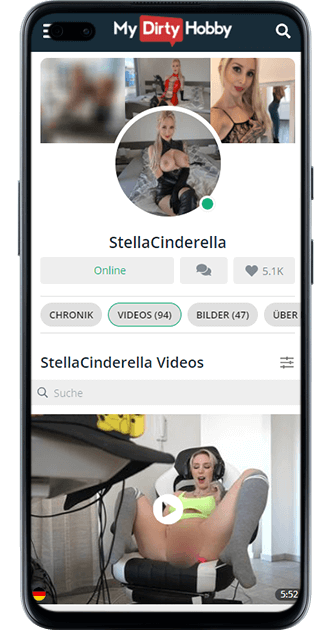 StellaCinderella bei MyDirtyHobby